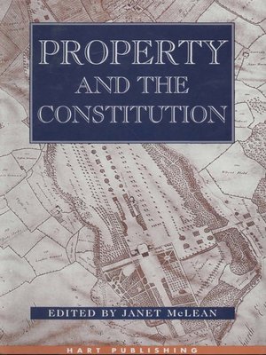 cover image of Property and the Constitution
